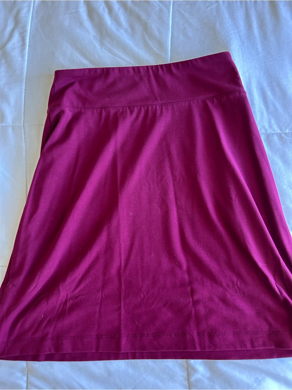 Eddie Bauer A-Line Skirt in Berry Plum